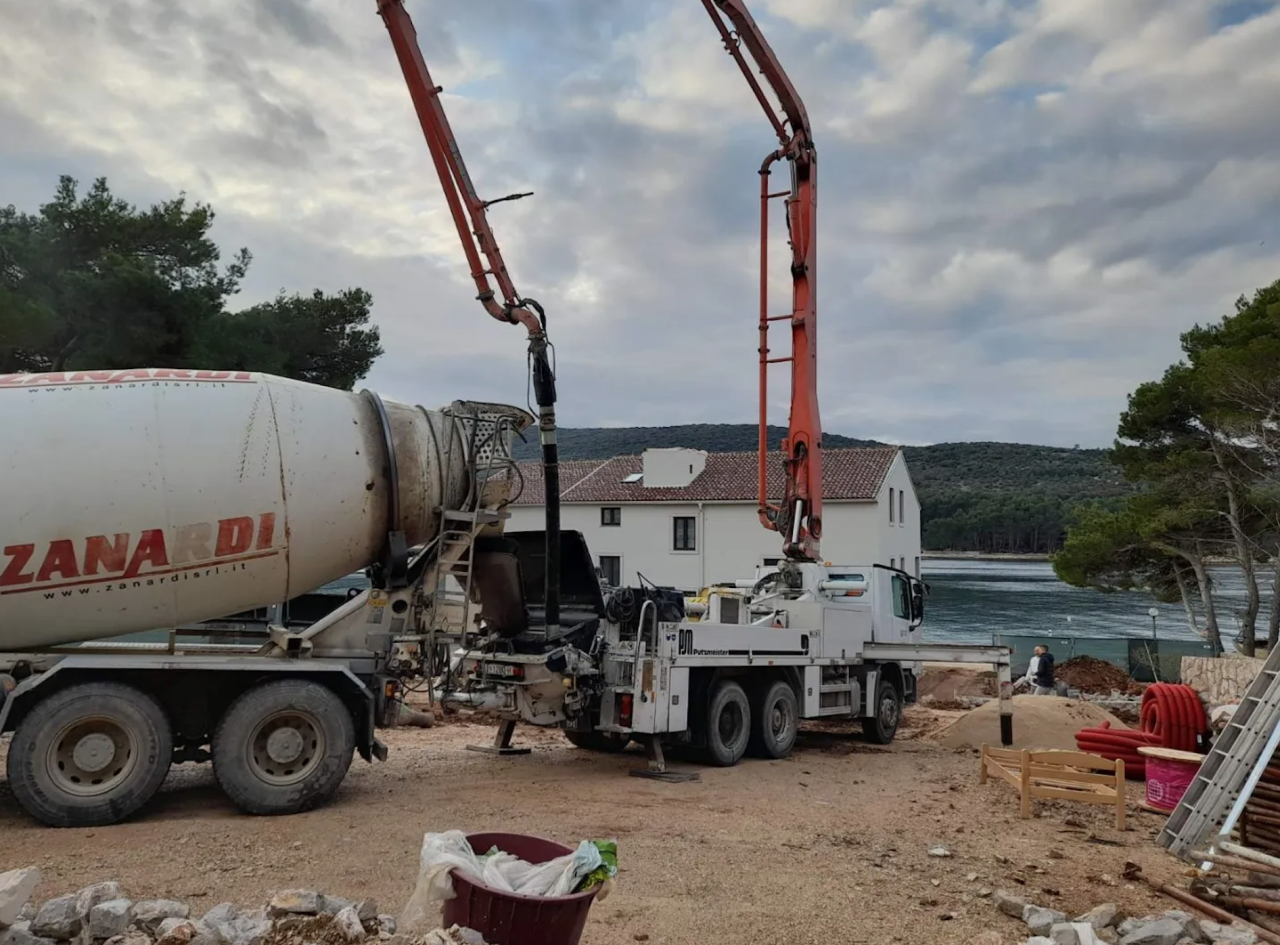 PUMPANJE BETONA NA PODRUČJU CRESA I LOŠINJA