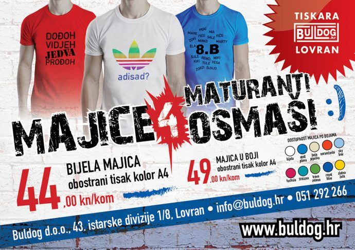 Majice za maturante i osmaše