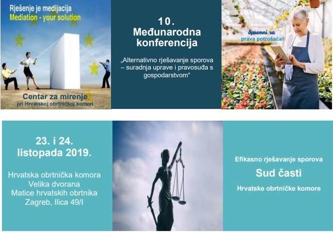 10. Međunarodna konferencija „Alternativno rješavanje sporova – suradnja uprave i pravosuđa s gospodarstvom“