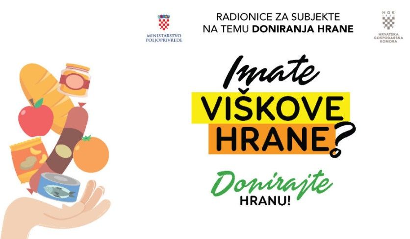 Besplatna radionica o doniranju hrane