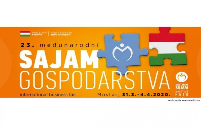 Poduzetnici, prijavite se na 23. Međunarodni sajam gospodarstva u Mostaru 2020.