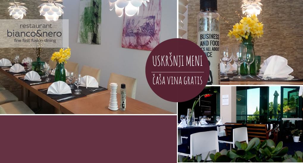 Uskršnja ponuda u restoranu Bianco&Nero Opatija