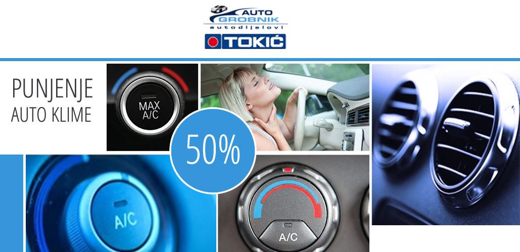 Auto grobnik - 50% popusta na punjenje auto klime
