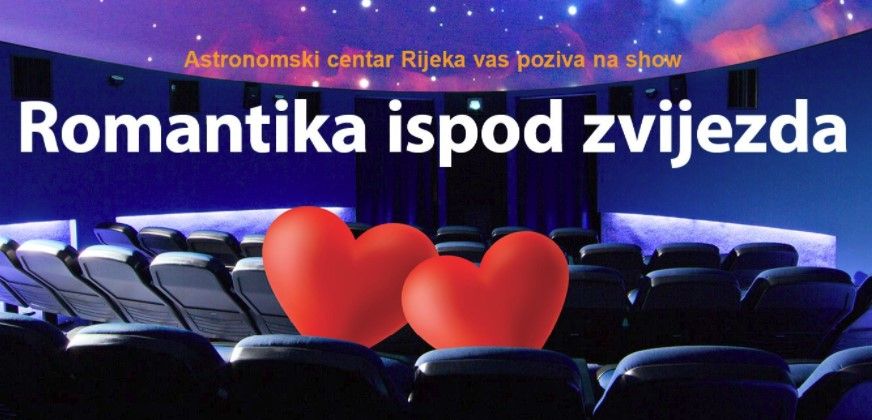 Romantika ispod zvijezda – program povodom Valentinova u Astronomskom centru Rijeka