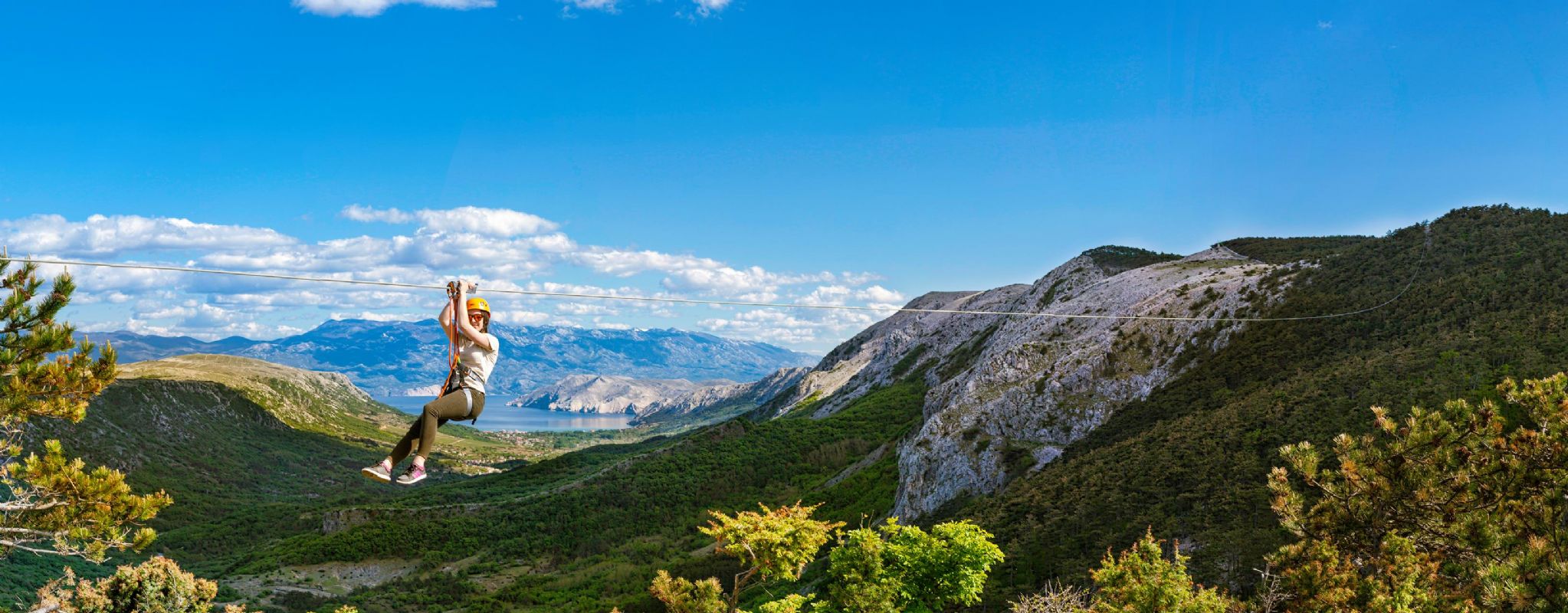 Zip line atrakcija na otoku Krku: Samo za najhrabrije:
