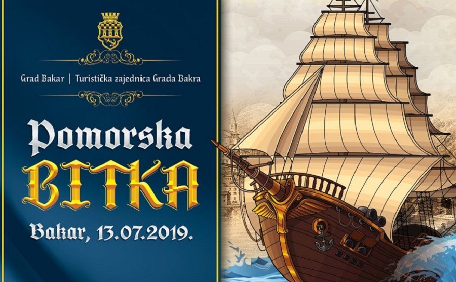 Pomorska bitka - uprizorenje slavne pobjede Bakrana